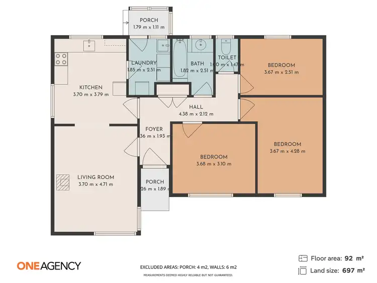 Floorplan of Homely house listing, 6 Leemael Court, Smithton TAS 7330