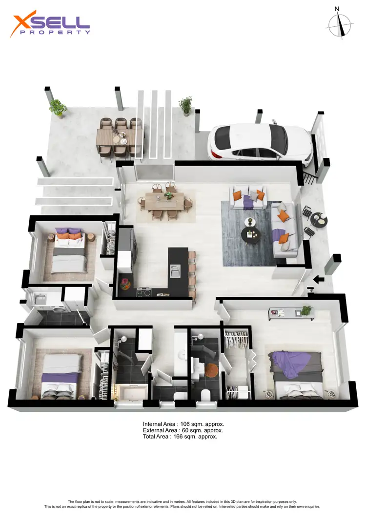 Floorplan of Homely house listing, 8 Ambrosini Court, Woodcroft SA 5162