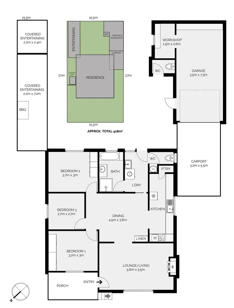Floorplan of Homely house listing, 14 Pacific Way, West Bathurst NSW 2795