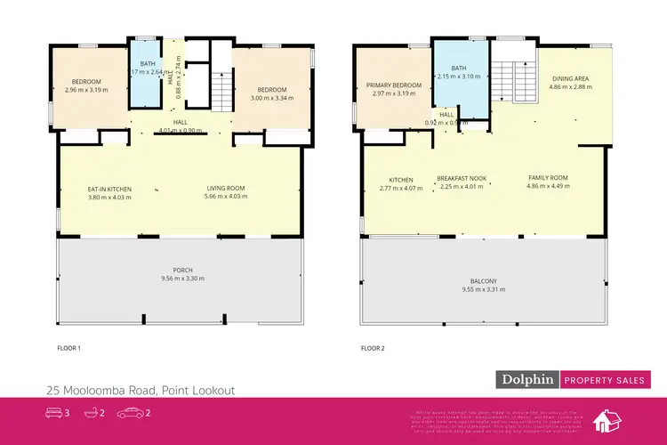 Floorplan of Homely house listing, 25 Mooloomba Road, Point Lookout QLD 4183