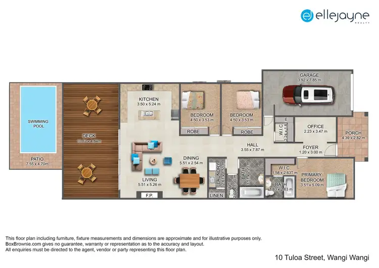 Floorplan of Homely house listing, 10 Tuloa Street, Wangi Wangi NSW 2267