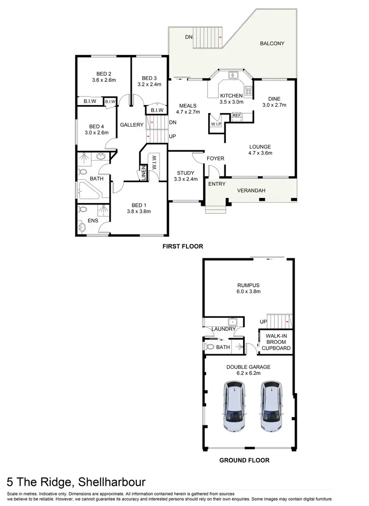 Floorplan of Homely house listing, 5 The Ridge, Shellharbour NSW 2529