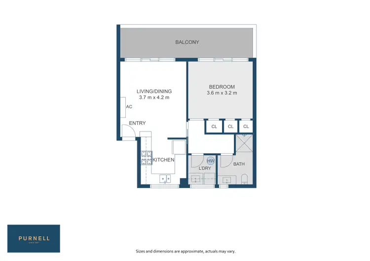 Floorplan of Homely apartment listing, 7/5 Garran Place, Garran ACT 2605