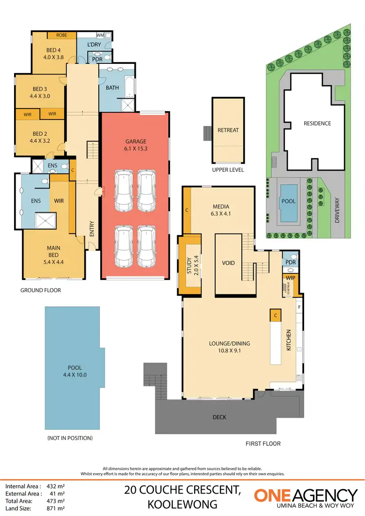 Floorplan of Homely house listing, 20 Couche Crescent, Koolewong NSW 2256