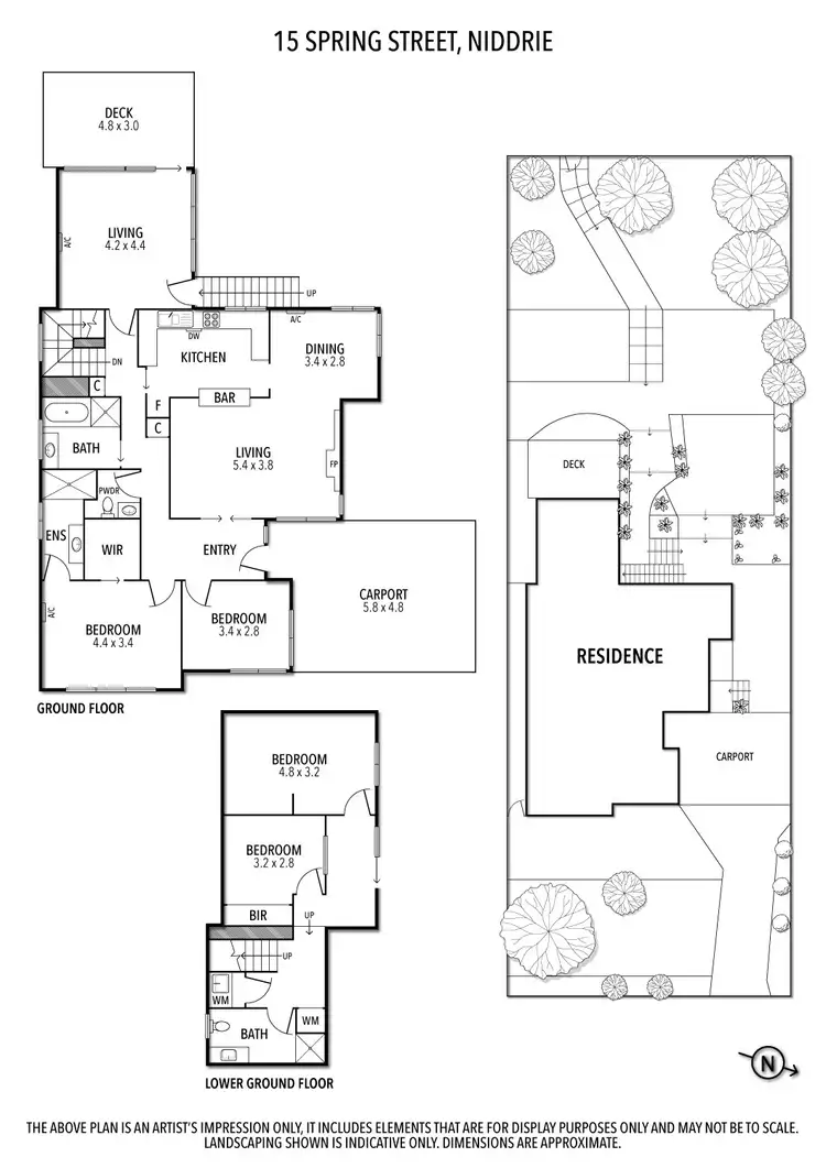 Floorplan of Homely house listing, 15 Spring Street, Niddrie VIC 3042