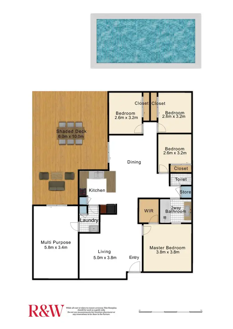 Floorplan of Homely house listing, 96 Warroo Drive, Deception Bay QLD 4508