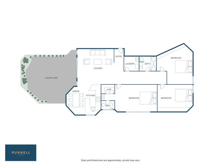 Floorplan of Homely apartment listing, 1/26 Macquarie Street, Barton ACT 2600