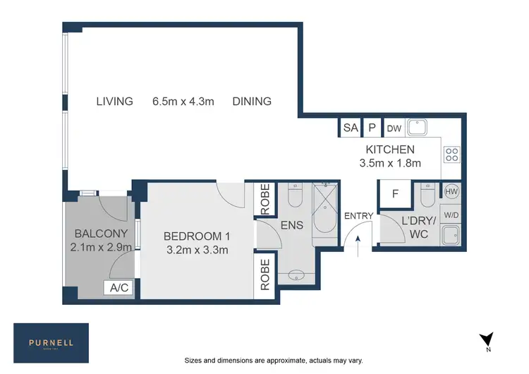 Floorplan of Homely apartment listing, 10/54 Moore Street, Turner ACT 2612