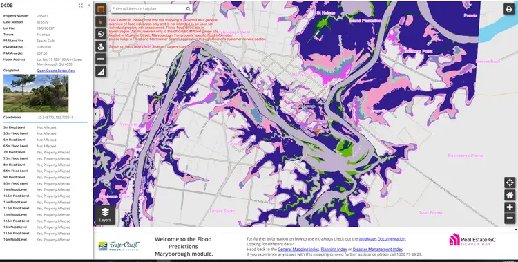Floorplan of Homely land listing, 195 Ann Street, Maryborough QLD 4650