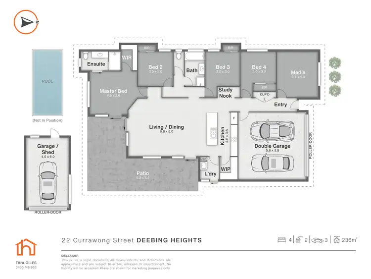 Floorplan of Homely house listing, 22 Currawong Street, Deebing Heights QLD 4306