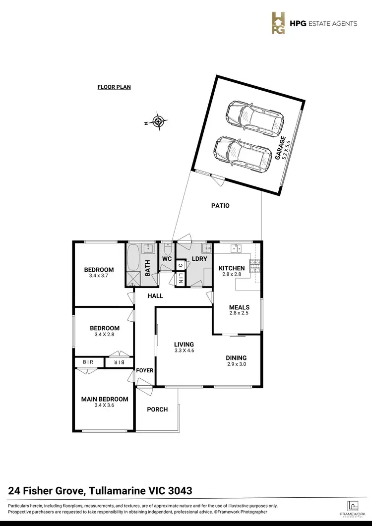 Floorplan of Homely house listing, 24 Fisher Grove, Tullamarine VIC 3043