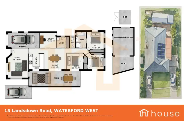 Floorplan of Homely house listing, 15 Lansdown Road, Waterford West QLD 4133