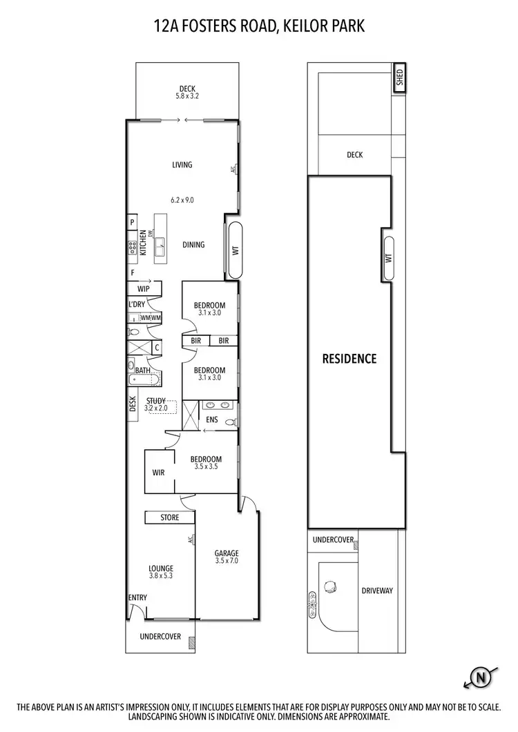 Floorplan of Homely house listing, 12A Fosters Road, Keilor Park VIC 3042