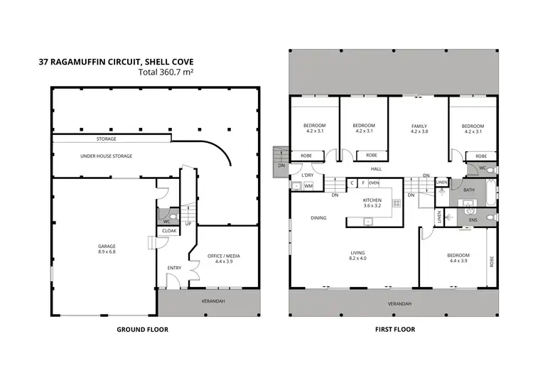 Floorplan of Homely house listing, 37 Ragamuffin Circuit, Shell Cove NSW 2529