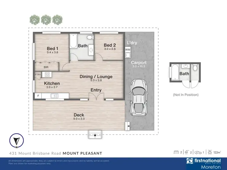 Floorplan of Homely rural property listing, 431 Mount Brisbane Road, Mount Pleasant QLD 4521