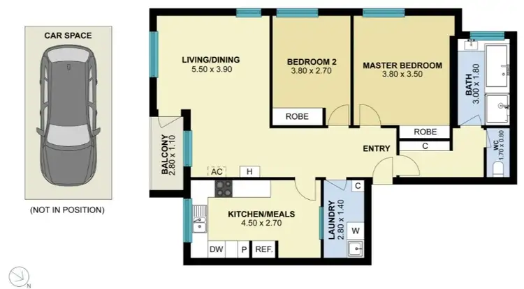 Floorplan of Homely apartment listing, 10/329 Dandenong Road, Prahran VIC 3181