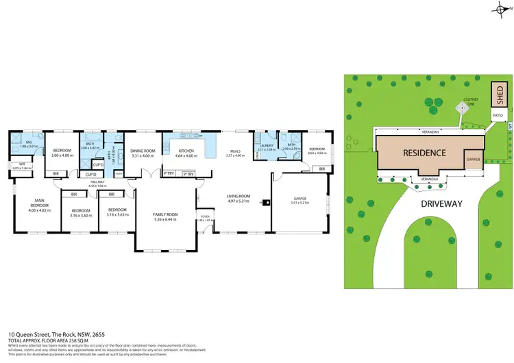 Floorplan of Homely house listing, 10 Queen Street, The Rock NSW 2655
