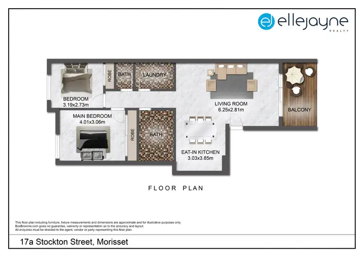 Floorplan of Homely semi-detached listing, 4/17a Stockton Street, Morisset NSW 2264