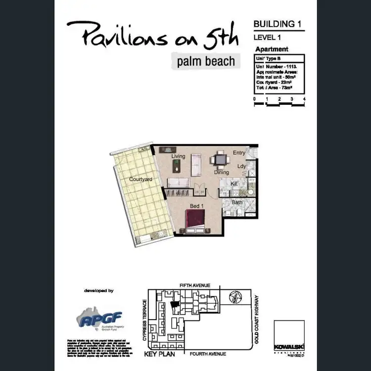 Floorplan of Homely unit listing, 1113/10 Fifth Avenue, Palm Beach QLD 4221
