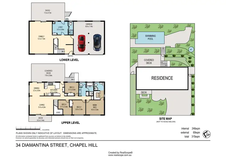 Floorplan of Homely house listing, 34 Diamantina Street, Chapel Hill QLD 4069