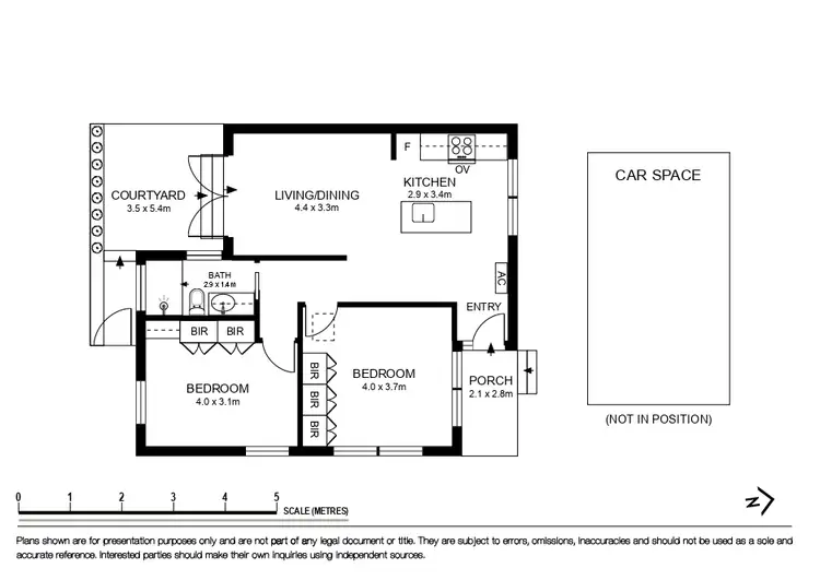 Floorplan of Homely unit listing, 1/17 Hopetoun Avenue, Brunswick West VIC 3055