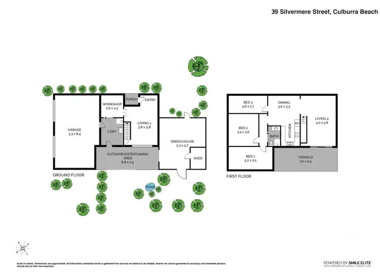Floorplan of Homely house listing, 39 Silvermere Street, Culburra Beach NSW 2540