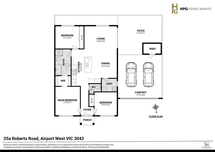 Floorplan of Homely house listing, 25A Roberts Road, Airport West VIC 3042