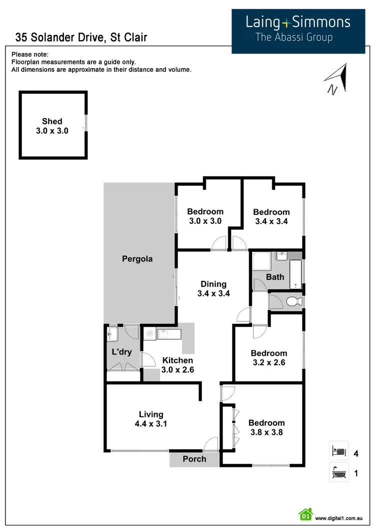 Floorplan of Homely house listing, 35 Solander Drive, St Clair NSW 2759