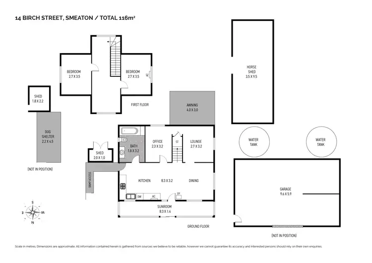 Floorplan of Homely house listing, 14 Birch Street, Smeaton VIC 3364