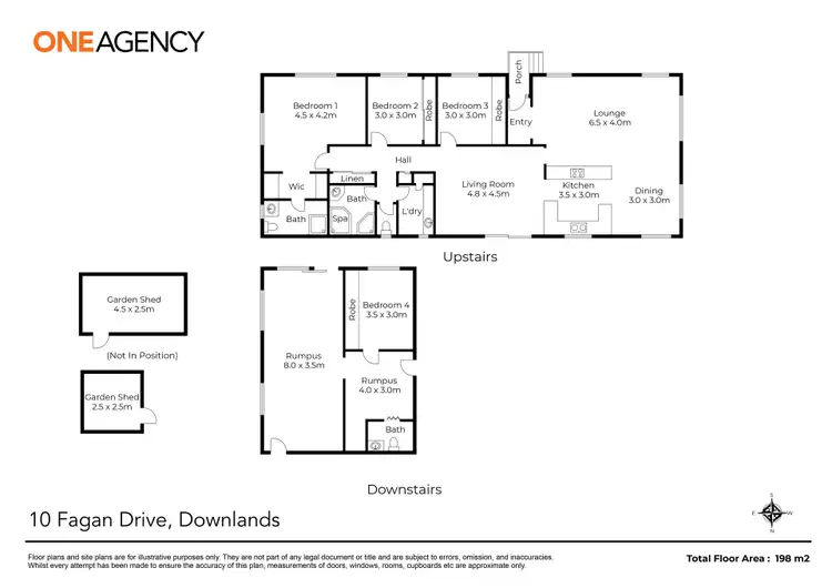 Floorplan of Homely house listing, 10 Fagan Drive, Downlands TAS 7320