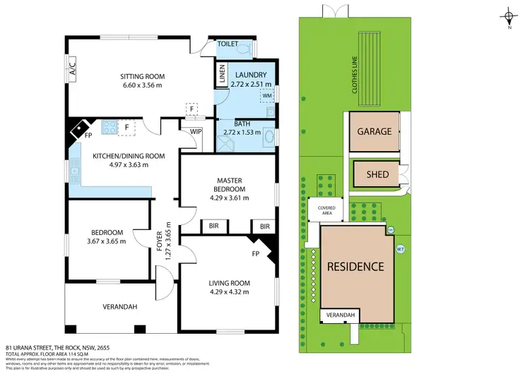 Floorplan of Homely house listing, 81 Urana Street, The Rock NSW 2655
