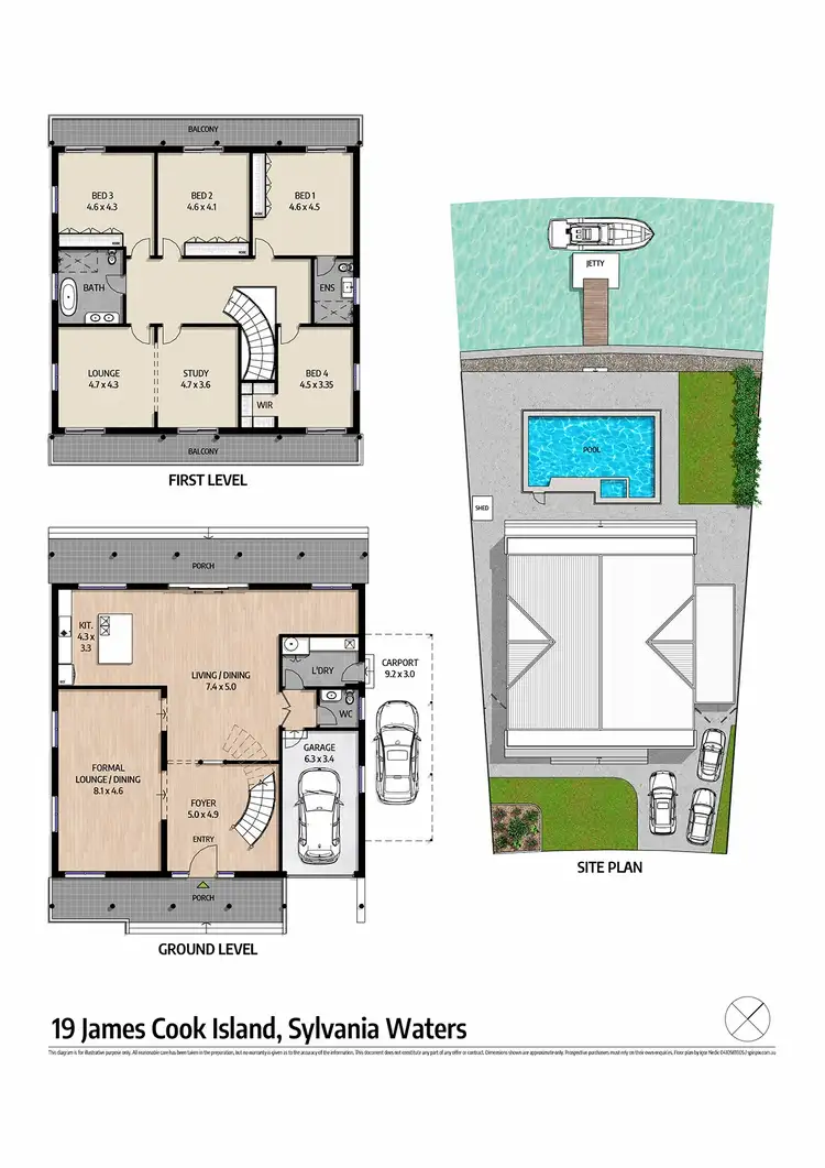 Floorplan of Homely house listing, 19 James Cook Island, Sylvania Waters NSW 2224