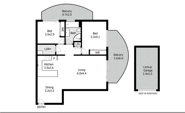 Floorplan of Homely apartment listing, 36/25 Kildare Road, Blacktown NSW 2148