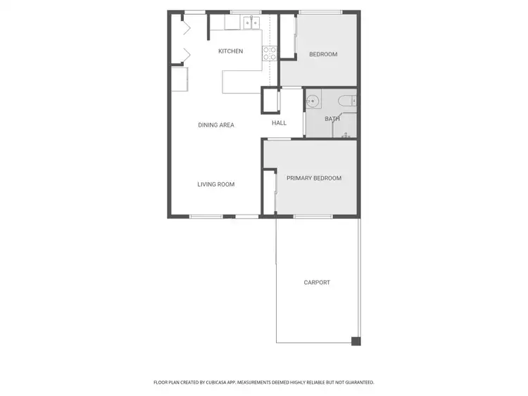 Floorplan of Homely unit listing, 2/1 Symons Street, South Mackay QLD 4740