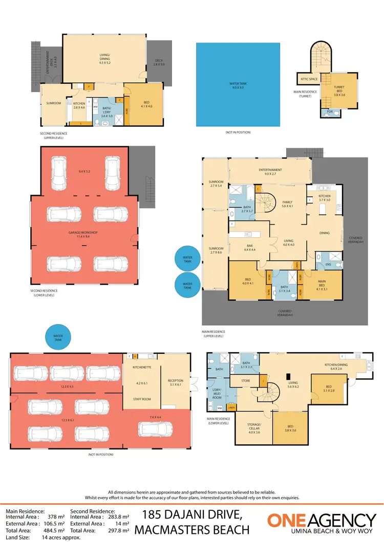 Floorplan of Homely rural property listing, 185 Dajani Drive, Macmasters Beach NSW 2251