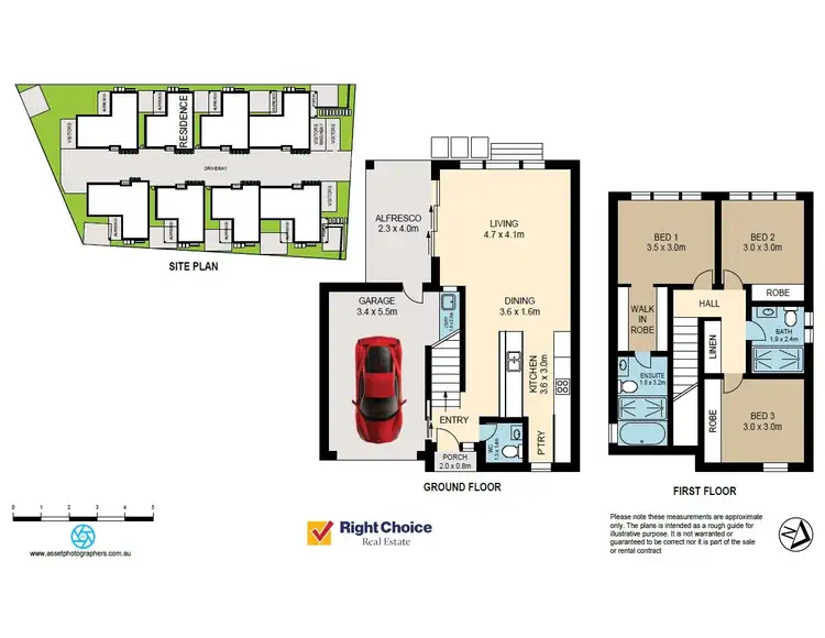 Floorplan of Homely townhouse listing, 3/7-9 Kingston Street, Oak Flats NSW 2529