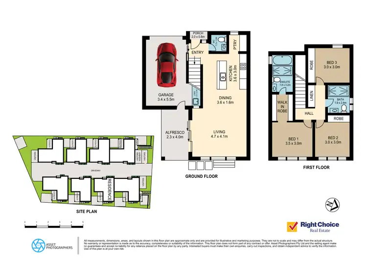 Floorplan of Homely townhouse listing, 6/7-9 Kingston Street, Oak Flats NSW 2529