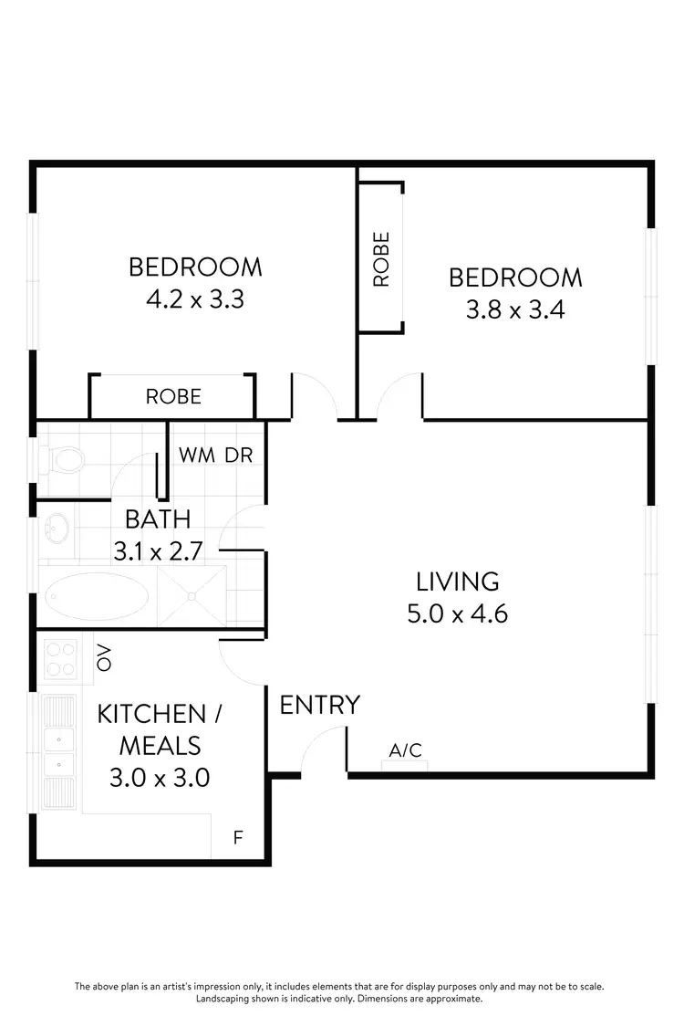 Floorplan of Homely flat listing, 6/12 Fletcher Street, Essendon VIC 3040