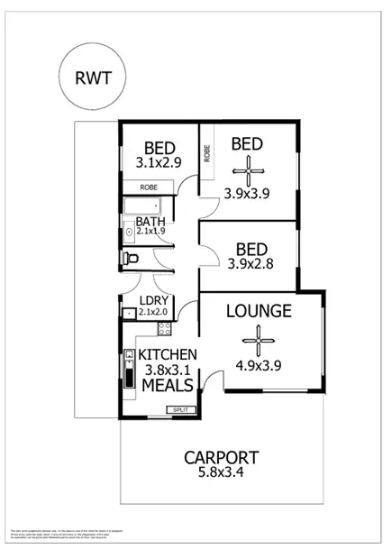 Floorplan of Homely house listing, 2/46. Willow Avenue, Murray Bridge SA 5253