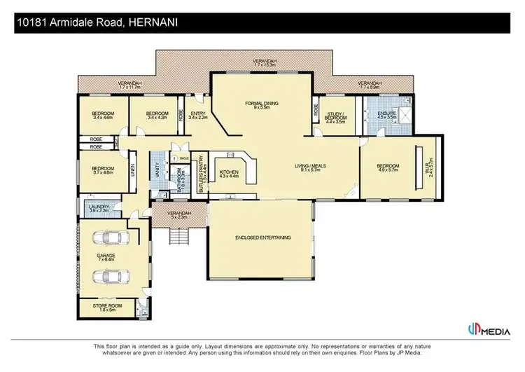 Floorplan of Homely house listing, 10181 Armidale Road, Hernani NSW 2453