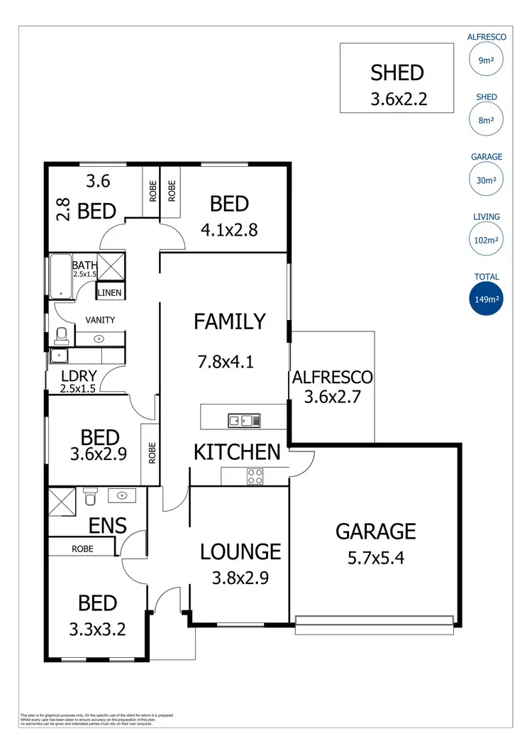 Floorplan of Homely house listing, 54 Melaleuca Way, Murray Bridge SA 5253