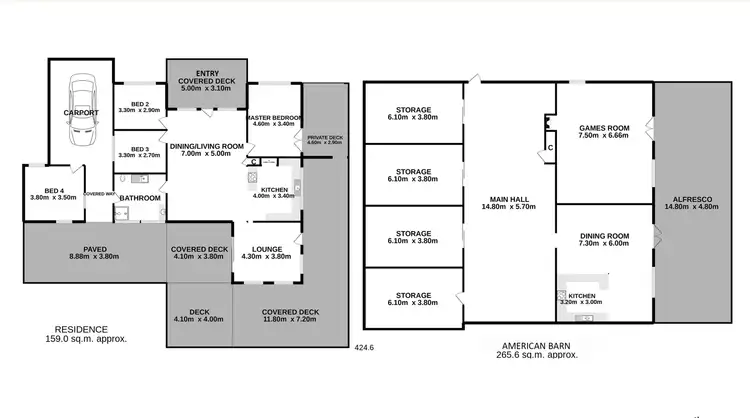 Floorplan of Homely rural property listing, 84 Kings Creek Road, Krambach NSW 2429
