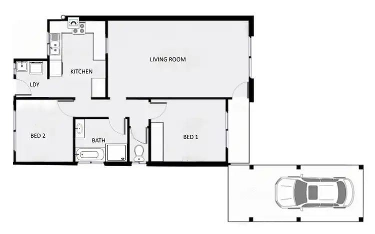 Floorplan of Homely townhouse listing, 8/9 Kirkpatrick Street, Tingalpa QLD 4173