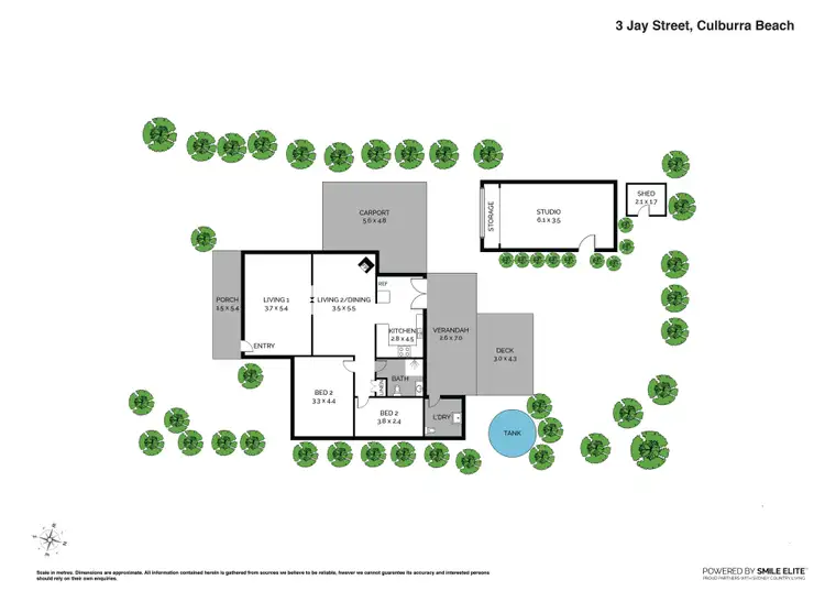 Floorplan of Homely house listing, 3 Jay Street, Culburra Beach NSW 2540