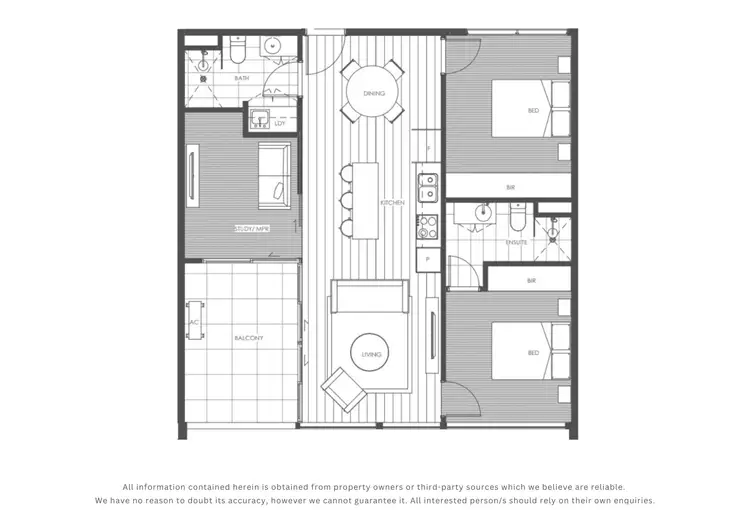 Floorplan of Homely apartment listing, 302/17 Summerfield Close, Denman Prospect ACT 2611