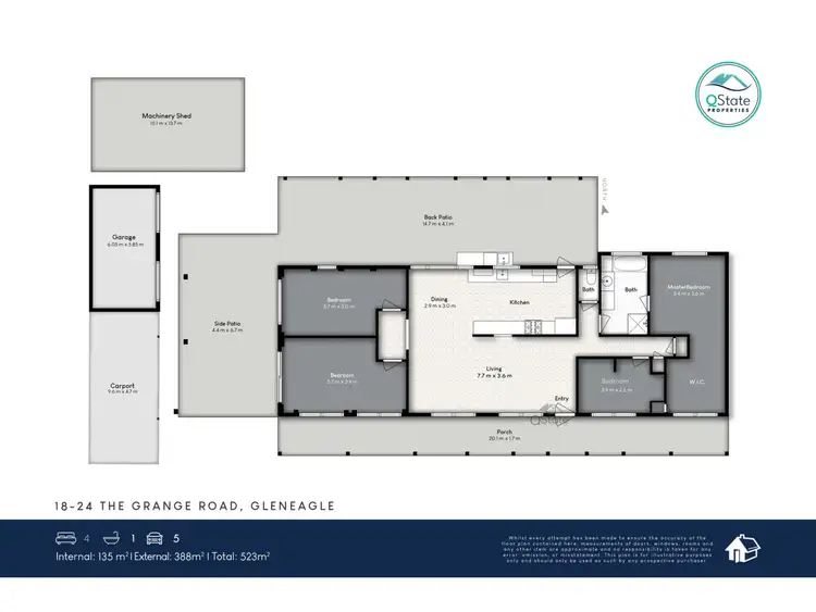 Floorplan of Homely rural property listing, 18-24 The Grange Road, Gleneagle QLD 4285