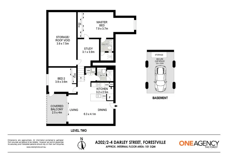 Floorplan of Homely house listing, a202/2-4 Darley Street, Forestville NSW 2087