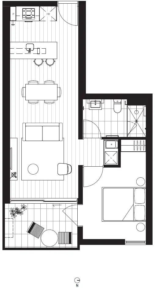 Floorplan of Homely apartment listing, 110/16 Porter Street, Prahran VIC 3181