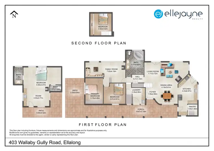 Floorplan of Homely rural property listing, 403 Wallaby Gully Road, Ellalong NSW 2325