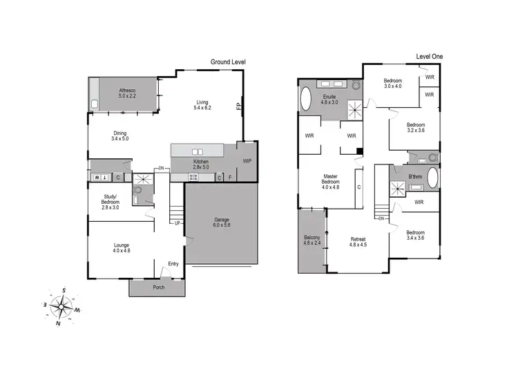 Floorplan of Homely house listing, 1 Selene Way, Greenvale VIC 3059